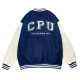 【預購至11/15，12/21陸續出貨】CPU警大美式經典款棒球外套_深藍