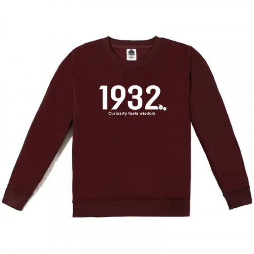 【預購至12/13，1/13陸續出貨】PTGSH_1932屏女創校年分大學T_酒紅