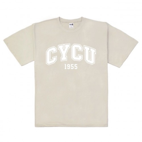【售完不補】CYCU美式經典寬版短T_燕麥色