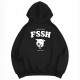 【預購至12/22，1/20陸續出貨】FSSH校狗花花帽T_黑色