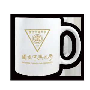 中興【杯飲餐具】馬克杯(金黃校徽)(最低量10)
