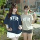 【預購至4/26，5/25陸續出貨】NTUE美式經典寬版短T_深藍色