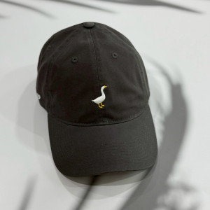 中興【服飾-配件】電繡鵝老帽-黑(最低量100)