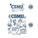 【預購已截止，6/3陸續出貨】CSMU校園日常插畫寬版短T_白色