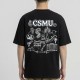 【預購已截止，6/3陸續出貨】CSMU校園日常插畫寬版短T_黑色
