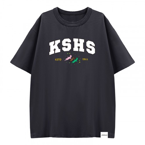 【預購至6/15，6/30陸續出貨】KSHS遇見JOGUMAN短T_暗夜灰