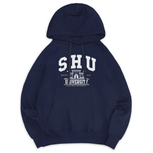 【限量30件，售完為止】SHU世新⼤學洞見歲月帽T_丈青