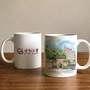 【限量1個，售完為止】SHU世新⼤學_全彩馬克杯