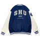 【SHU經典校園套組】SHU世新美式經典棒球外套+棒球帽
